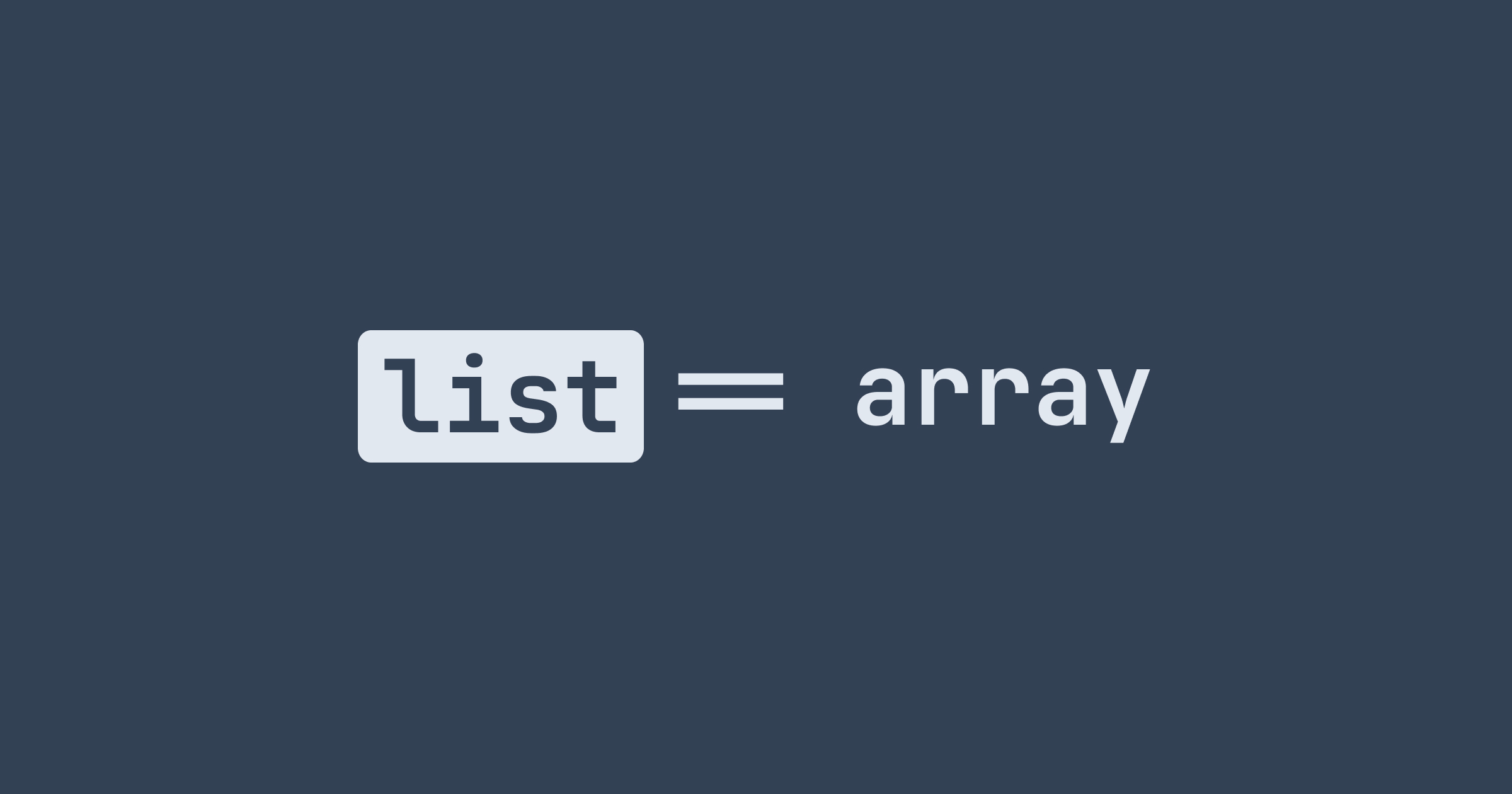 Lists are arrays in Python